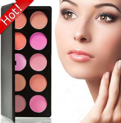 10 Colors Blush Palette Makeup Naked