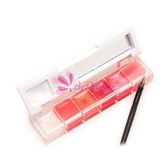 6 Color Makeup Lip Gloss Lipstick Cream Palette